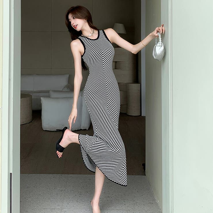ワンピース jens skinpulloverdress ワンピース 全2色 ヘリンボーン柄[品番：JSFW0013643]｜JS