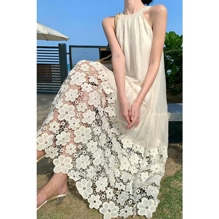 リゾートワンピース 花柄 レース セクシー 柔らかめ ロング 楽天市場】リゾートワンピ 花柄（ワンピース｜レディース
