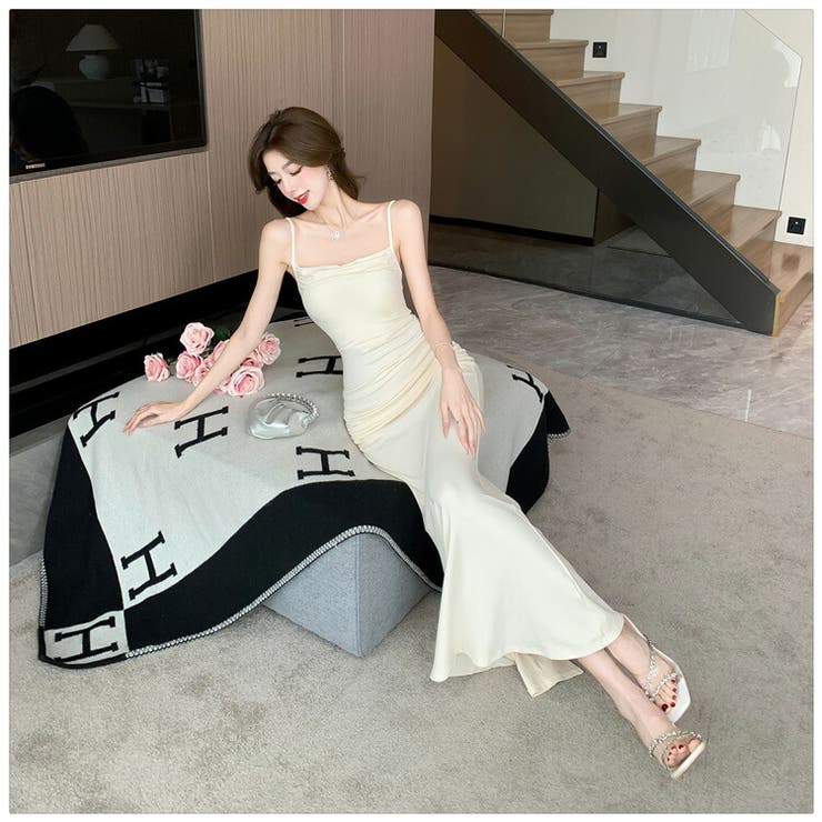 マーメイドワンピース 全4色 ロングワンピ | JS FASHION | 詳細画像16 