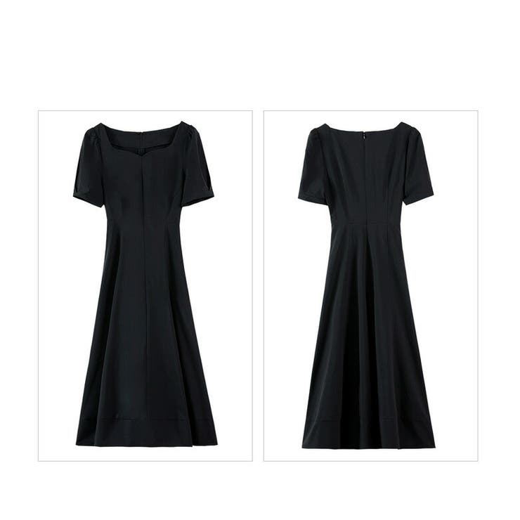 ワンピース ハートネック パフスリーブ[品番：JSFW0013736]｜JS  FASHION（ジェーエスファッション）のレディースファッション通販｜SHOPLIST（ショップリスト）