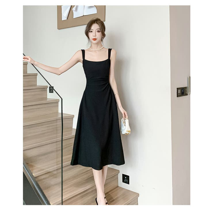 ワンピース Aライン 全2色[品番：JSFW0013785]｜JS FASHION
