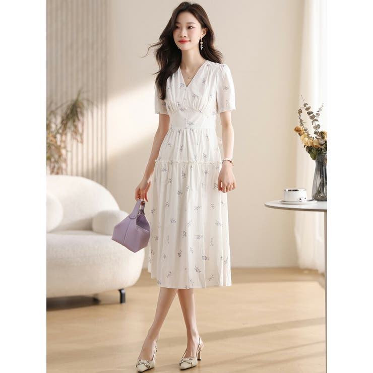 送料無料 店舗 花柄 FASHION（ジェー 全2色[品番：JSFW0014082]｜JS ワンピース ワンピース