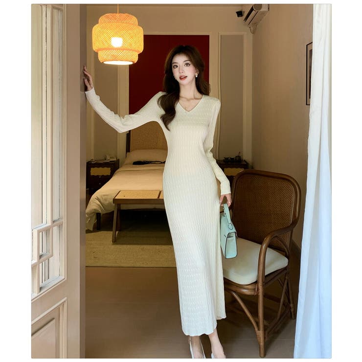 ケーブル編み ニットワンピース 全5色 | JS FASHION | 詳細画像11 