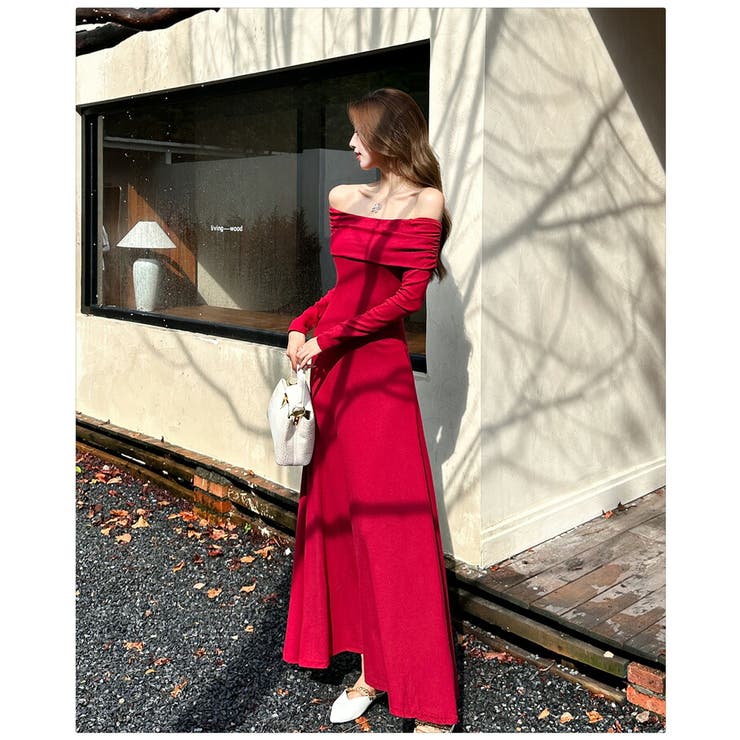 ❤️人気新作 新品 maje ロングワンピース