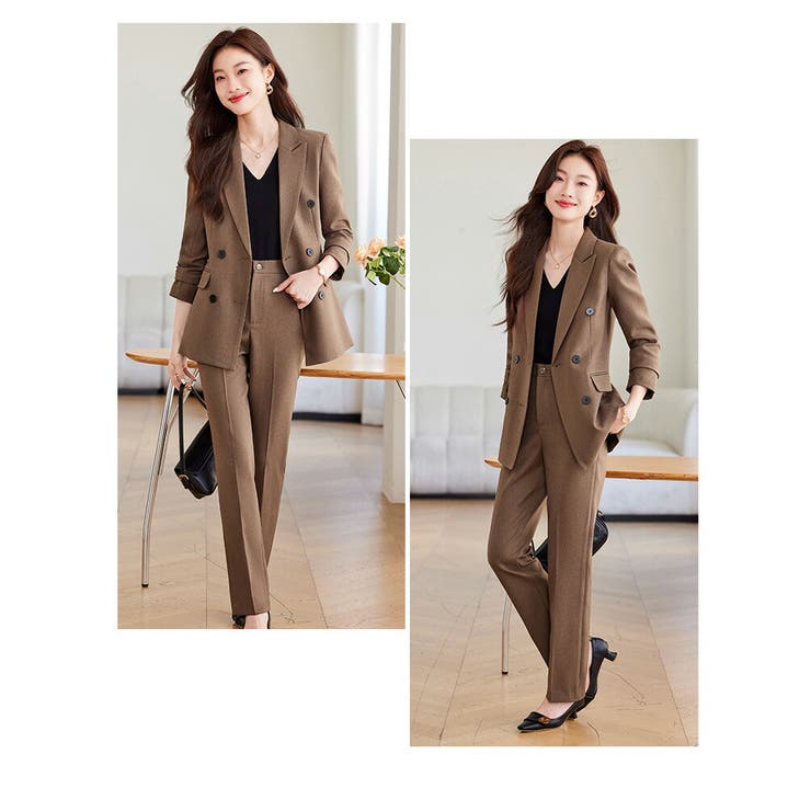 スーツ セットアップ 全2色[品番：JSFW0014207]｜JS FASHION