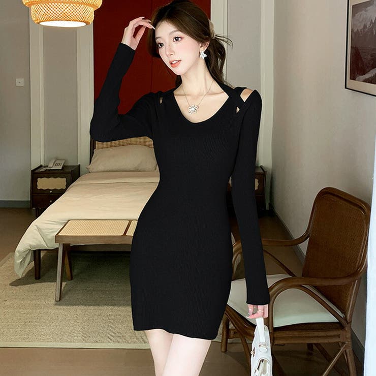 スペイン★Sfera★フリンジお洒落 ホルターネック ワンピ★2色 Positano Belted long Dress 2 プリントホルターネック