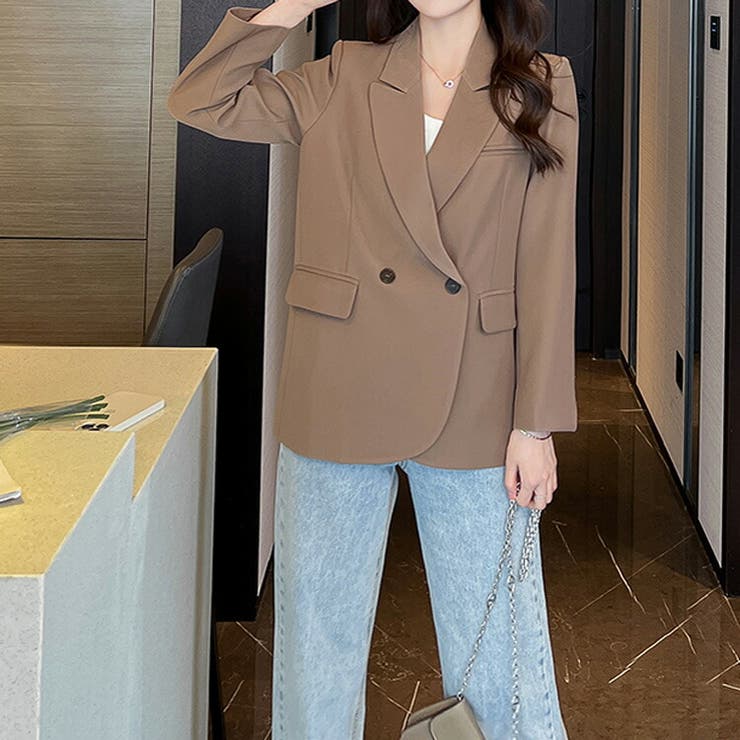 テーラードジャケット 全2色 ダブルボタン[品番：JSFW0014203]｜JS