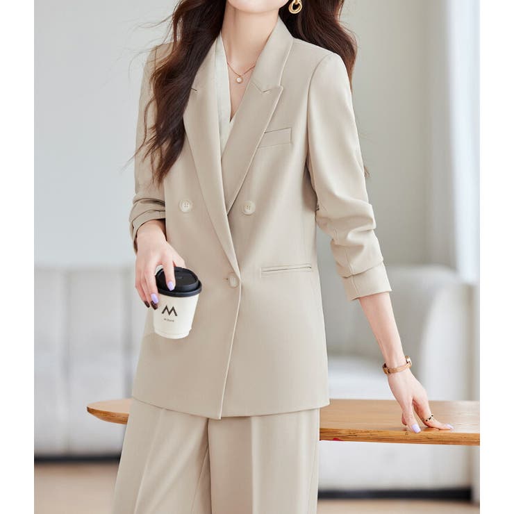 スーツ セットアップ 全2色[品番：JSFW0014178]｜JS FASHION
