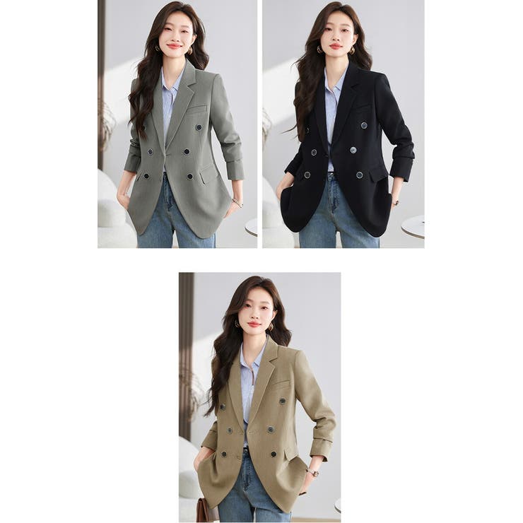 ジャケット 単品 全3色[品番：JSFW0014184]｜JS FASHION（ジェー