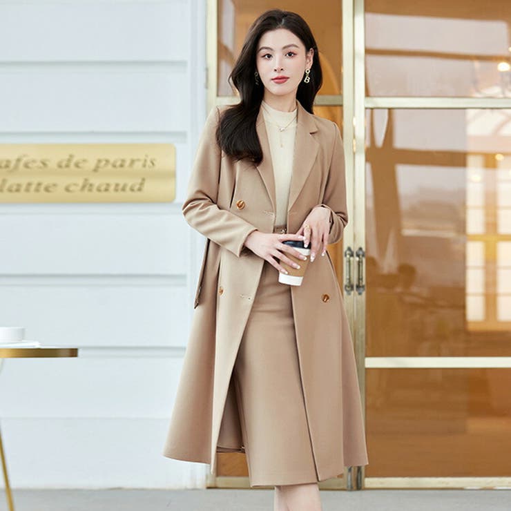 ロングコート 単品 全3色 | JS FASHION | 詳細画像1 