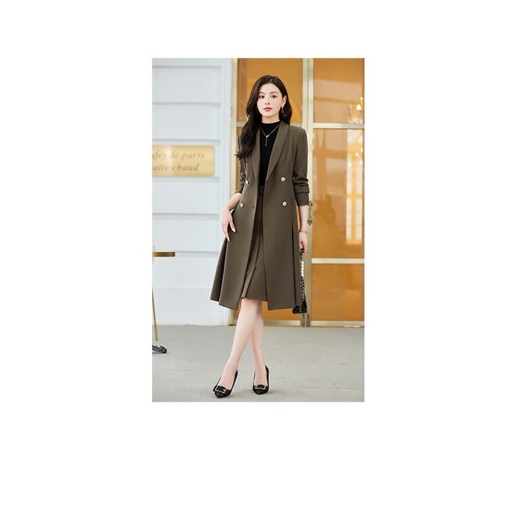 ロングコート 単品 全3色[品番：JSFW0014186]｜JS FASHION