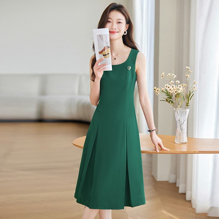 ワンピース 全3色 ノースリーブ[品番：JSFW0014216]｜JS FASHION