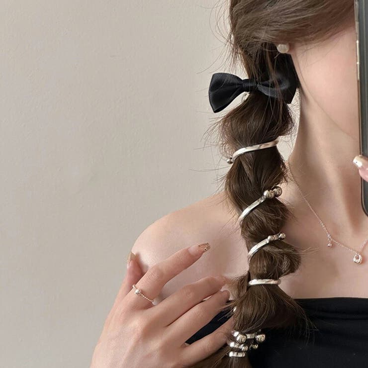 ヘアアクセサリー 全4種 コイルポニー[品番：JSFW0014483]｜JS