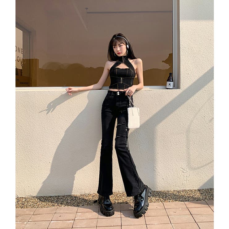 デニムパンツ ロングパンツ 無地 | JS FASHION | 詳細画像12 