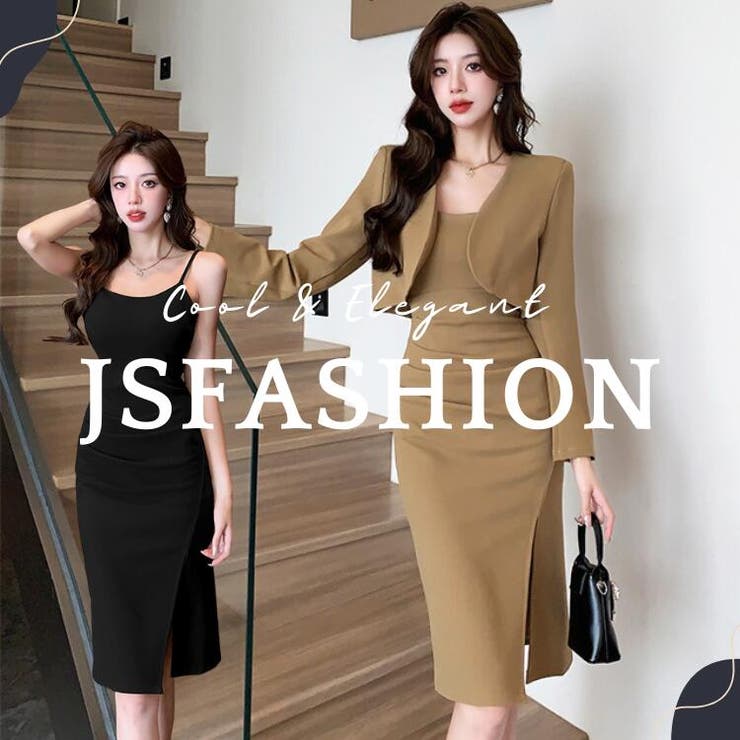 セットアップ 全2色 ショート丈ボレロ | JS FASHION | 詳細画像1 
