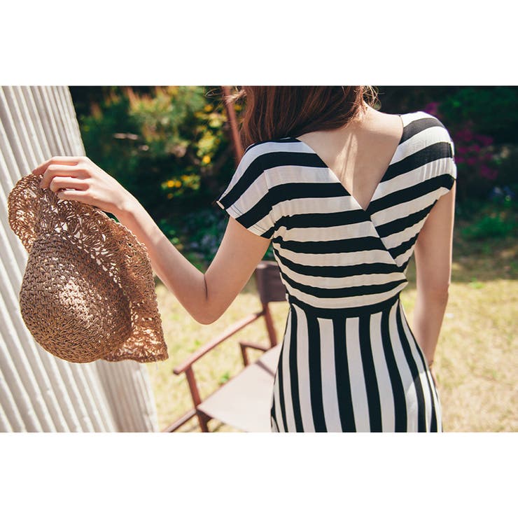 ✨美品　シルク✨23区　ワンピース　ストライプ　白　XL Amazon.co.jp: [WANSHIX] ドレス ワンピース レディース