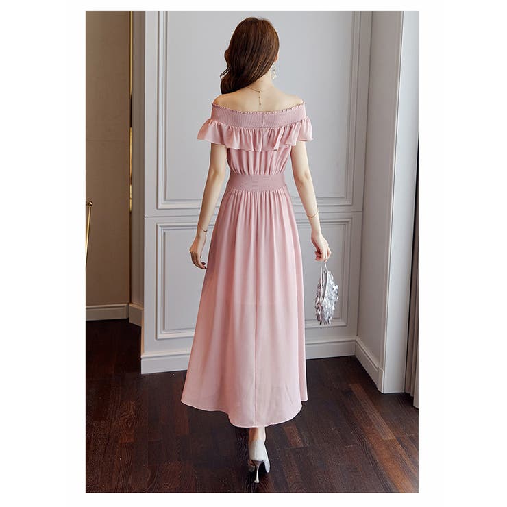 ロングワンピース オフショルダー ボタン飾り 品番 Jsfw Js Fashion ジェーエスファッション のレディースファッション通販 Shoplist ショップリスト