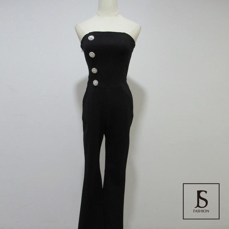 パンツドレス オールインワン ベアトップ[品番：JSFW0007383