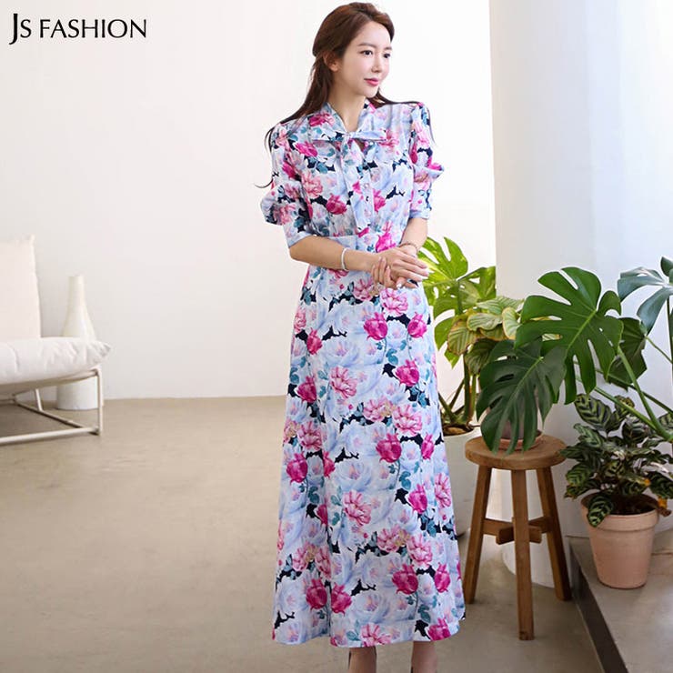 7A ピンク系♡ロングワンピース まとめ売り♡Mサイズ 春夏 5点 ワンピース 春夏 ワンピ ロングワンピース レディース 総柄 花柄