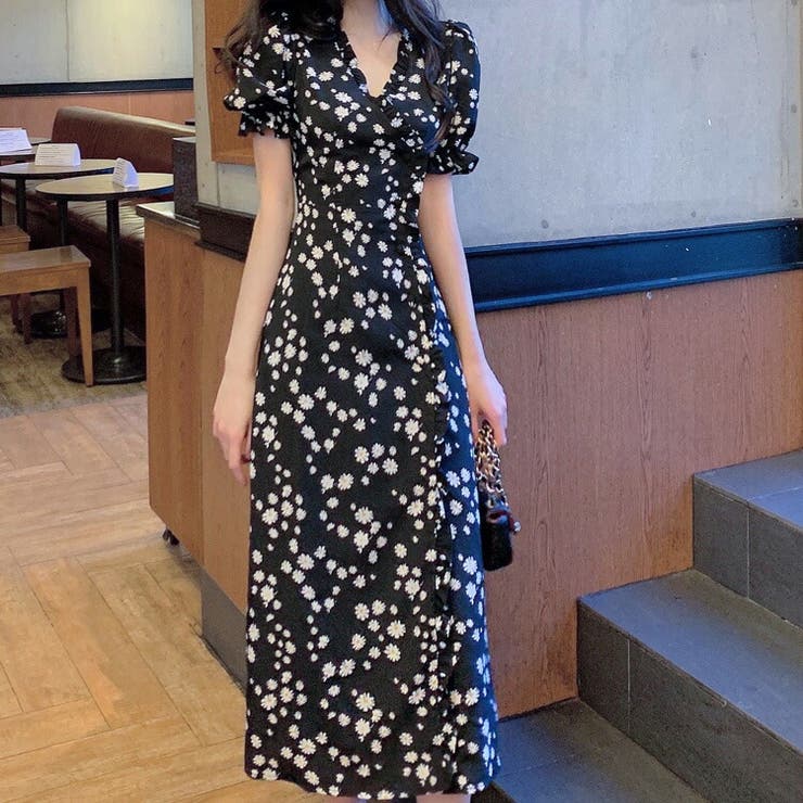 小花柄ワンピース 半袖 デイジー柄 品番 Jsfw Js Fashion ジェーエスファッション のレディースファッション通販 Shoplist ショップリスト