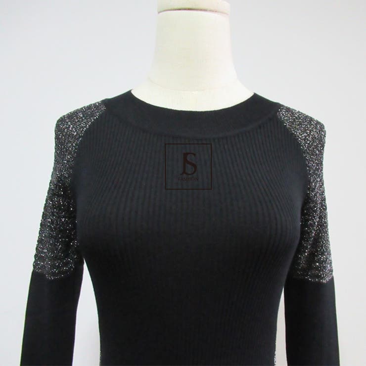 ニットワンピース タイトライン メッシュニット切替 品番 Jsfw Js Fashion ジェーエスファッション のレディースファッション通販 Shoplist ショップリスト