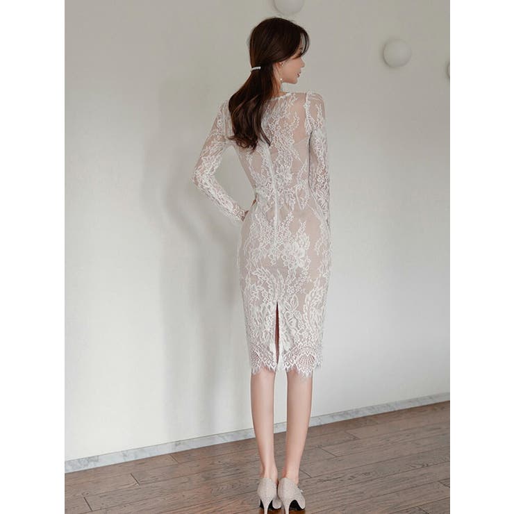 パーティードレス 全2色 シースルー | JS FASHION | 詳細画像8 