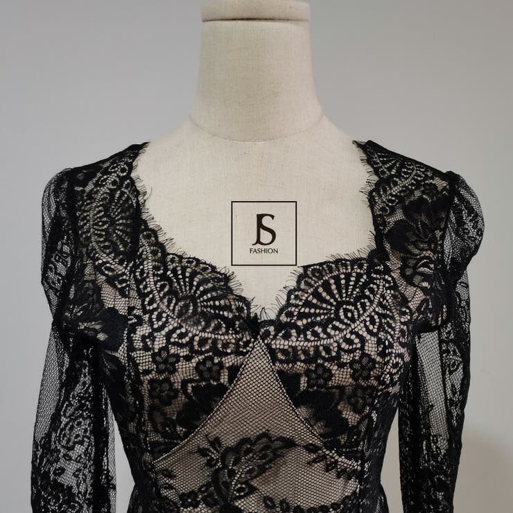 パーティードレス 全2色 シースルー | JS FASHION | 詳細画像12 