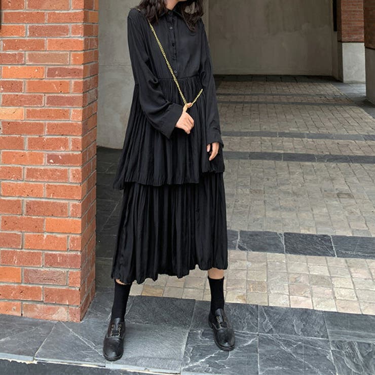 ロングワンピース 全2色 襟付き 品番 Jsfw Js Fashion ジェーエスファッション のレディースファッション通販 Shoplist ショップリスト