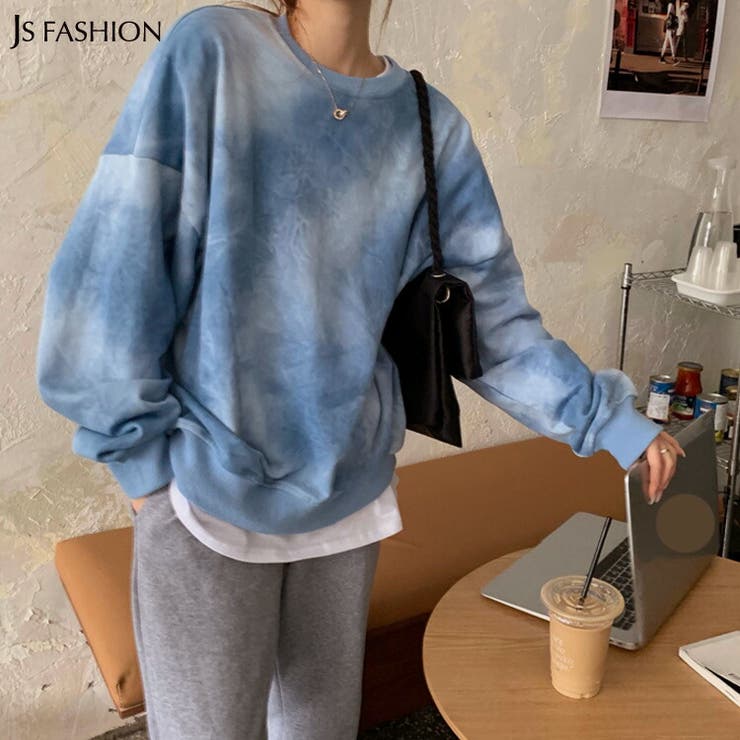 KAZE.TO.MORI タイダイ柄 スウェット Lサイズ KAZE.TO.MORI タイダイ柄