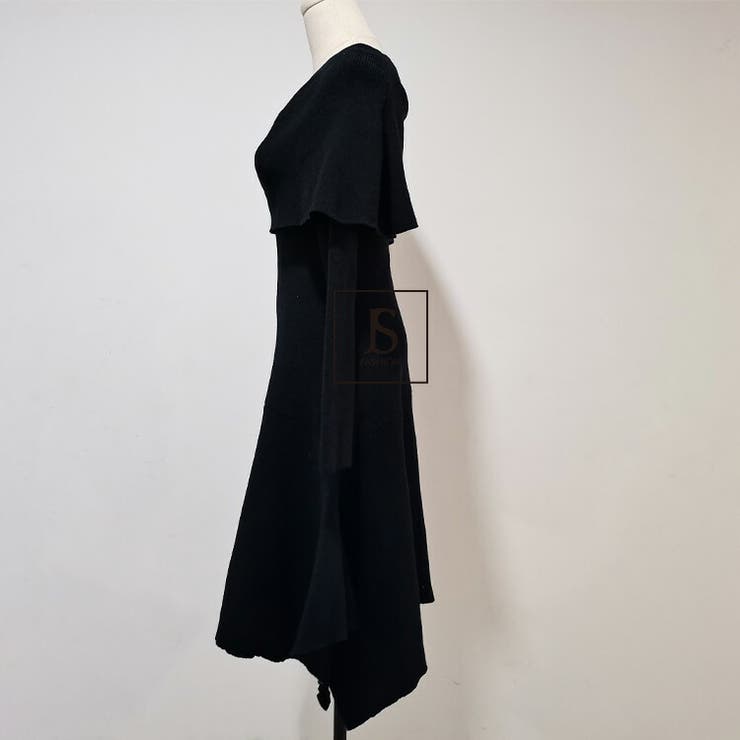 ニットワンピース 全2色 オフショルダー[品番：JSFW0007936]｜JS
