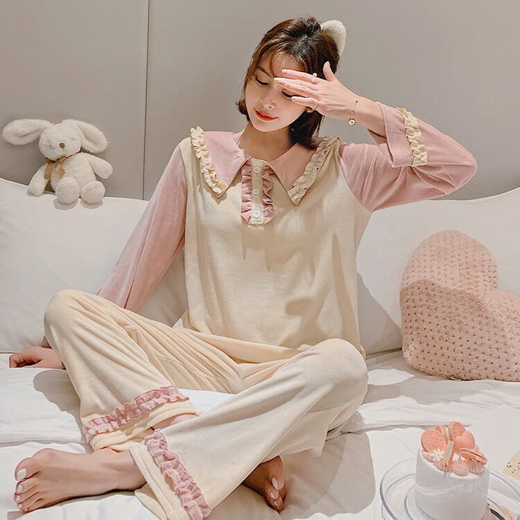 ルームウェア 全2色 フェミニン[品番：JSFW0007972]｜JS FASHION
