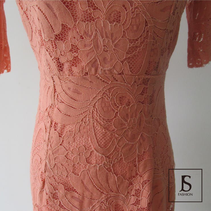 レースワンピース 結婚式 全2色[品番：JSFW0006685]｜JS FASHION