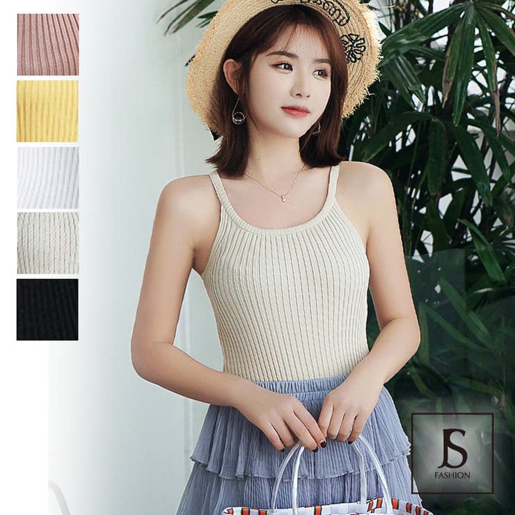 トップス 全5色 ノースリーブ[品番：JSFW0006748]｜JS FASHION