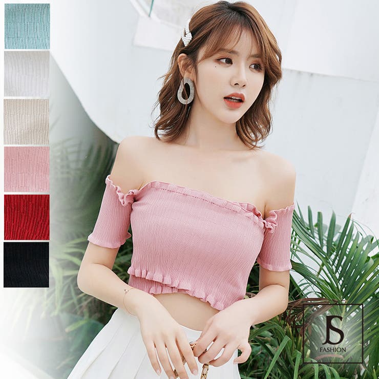 トップス 全7色 オフショルダー[品番：JSFW0006749]｜JS FASHION