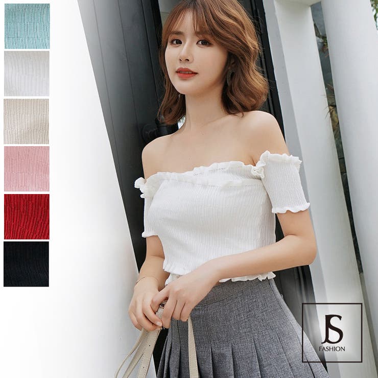 トップス 全7色 オフショルダー[品番：JSFW0006749]｜JS FASHION