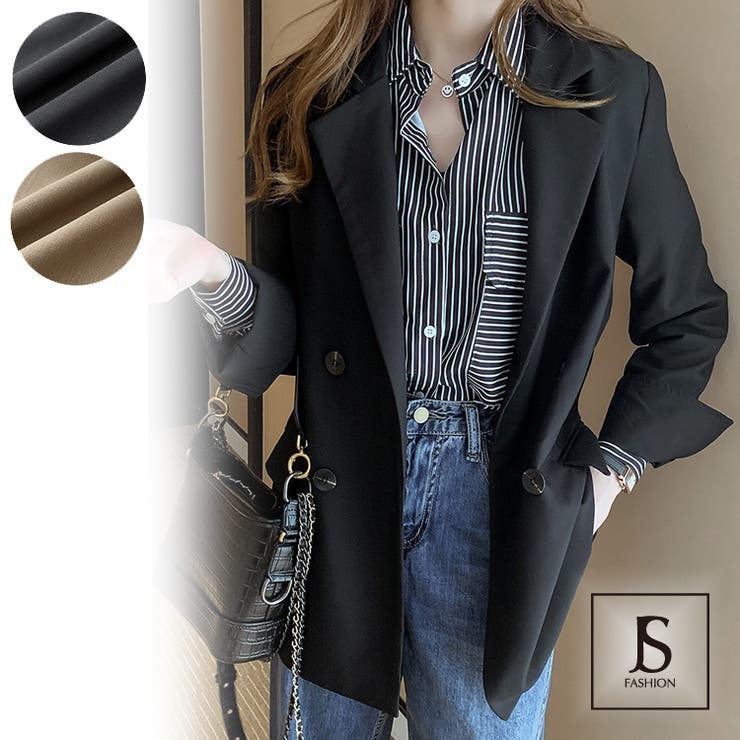 ジャケット 2色 ダブルボタン[品番：JSFW0006838]｜JS FASHION