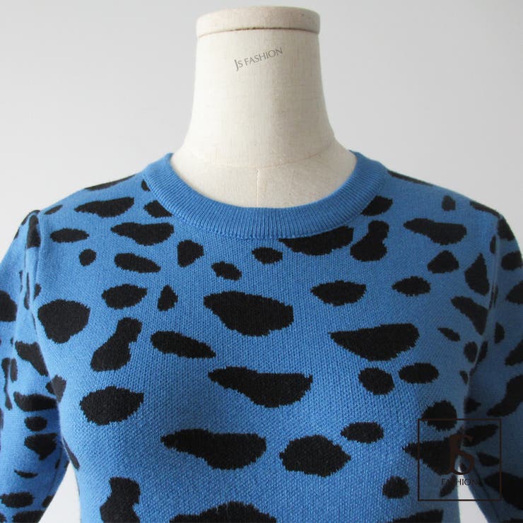ニットトップス 2色 レオパード柄 品番 Jsfw Js Fashion ジェーエスファッション のレディースファッション通販 Shoplist ショップリスト