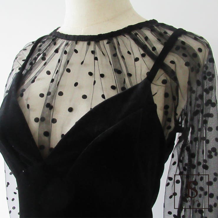 CLANE ワンピース ベロア ドット 水玉 DRESS｜CLANE OFFICIAL ONLINE STORE