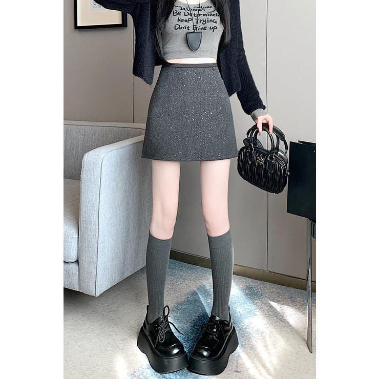 マルボン レディース ゴルフAラインスカート シンプル包臀デザイン