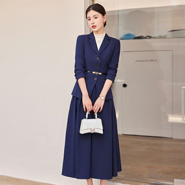2点セットセットアップ スカートスーツ 全3色 | JS FASHION | 詳細画像1 