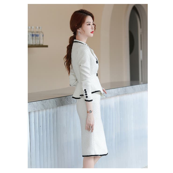 2点セットセットアップ スカートスーツ 全2色 | JS FASHION | 詳細画像9 