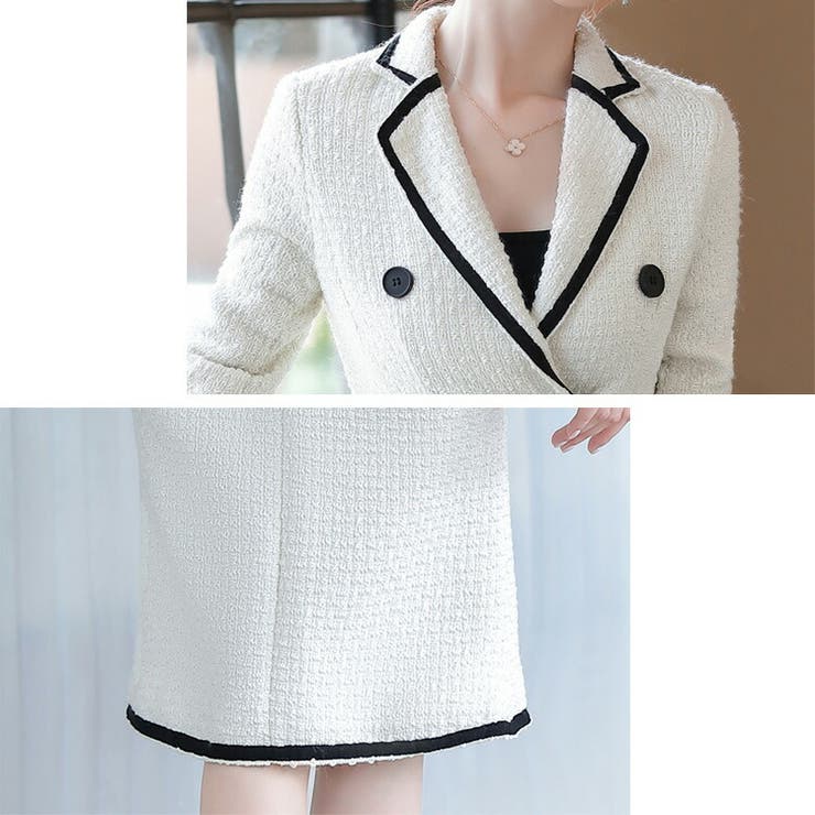 2点セットセットアップ スカートスーツ 全2色 | JS FASHION | 詳細画像14 