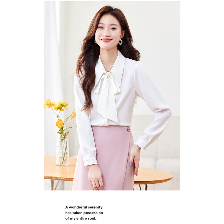 ブラウス 全2色 フロントリボン | JS FASHION | 詳細画像13 