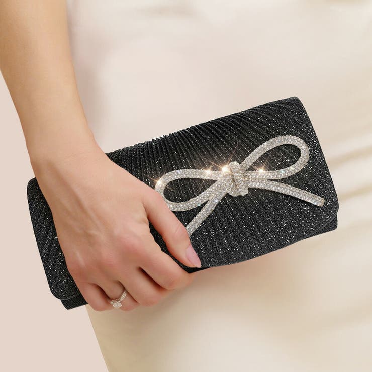 リボン パーティーバッグ 結婚式 | JS FASHION | 詳細画像1 