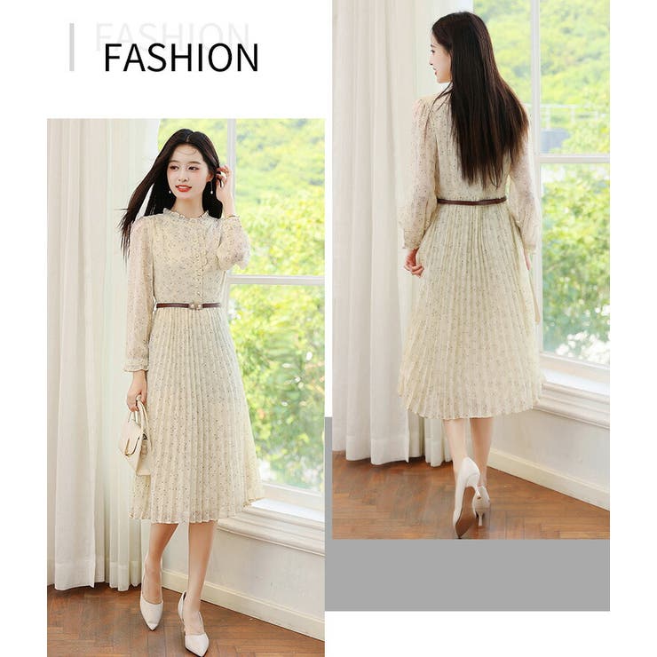 セール特価 春夏 FASHION アート柄[品番：JSFW0014826]｜JS ワンピース ワンピース