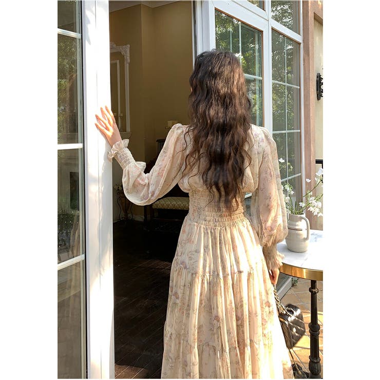 小花柄 ワンピース ロング | JS FASHION | 詳細画像8 