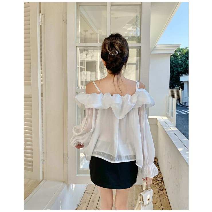 トップス 全2色 オフショル風[品番：JSFW0014829]｜JS FASHION