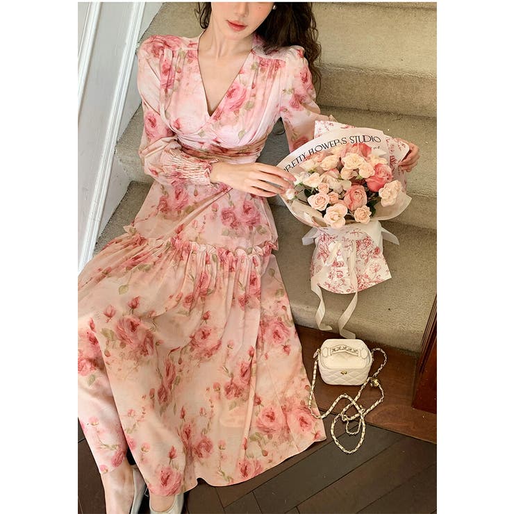 open shoulder floral one piece – BUNNY APARTMENT