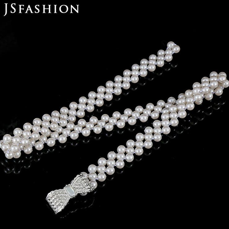 パールベルト 【2種2色】パールORラインストーン リボンモチーフ | JS FASHION | 詳細画像10 