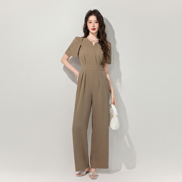パンツドレス 2色展開 オールインワン | JS FASHION | 詳細画像1 